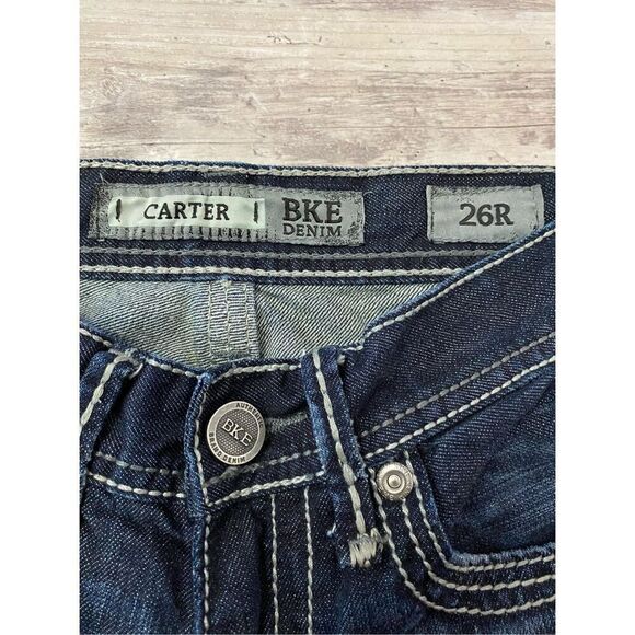 BKE Carter Bootcut Jeans Mod Rise Women’s Sz 26R - Picture 3 of 7